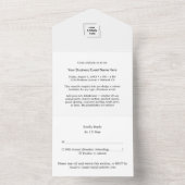 Invitation Tout En Un Conception d'invitation d'événement RSVP d'entrepr (À l'intérieur)