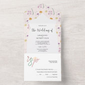 Invitation Tout En Un Country Blush Fairy Garden (À l'intérieur)