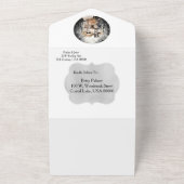 Invitation Tout En Un Couple Mariage (Dehors)