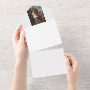 Invitation Tout En Un Couronnement de sainte Rosalie par Antoine van Dyc
