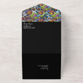 Invitation Tout En Un Crânes de Sucre (Dehors)