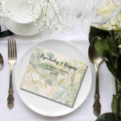 Invitation Tout En Un Cream Green Eucalyptus site botanique E-mail