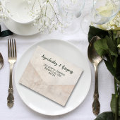 Invitation Tout En Un Cream Patiné Whitewash Texture QR Code Photo