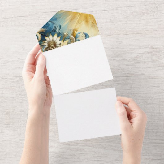 Invitation Tout En Un Créez Votre Propre (Déchirure)