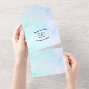 Invitation Tout En Un Créez votre propre conception/logo personnalisé