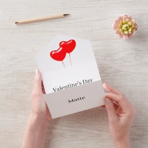 Invitation Tout En Un Créez votre propre date de Saint-Valentin pour deu