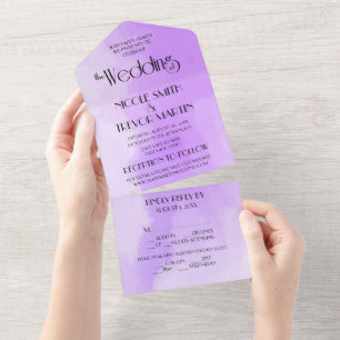 Invitation Tout En Un Créez votre propre texture d'aquarelle personnalis