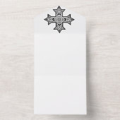 Invitation Tout En Un Croix copte (À l'intérieur)