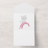 Invitation Tout En Un Cutie Kitten Cat (À l'intérieur)