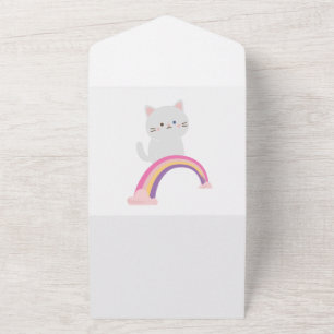 Invitation Tout En Un Cutie Kitten Cat                