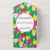 Invitation Tout En Un De beaux tulipes. (Dehors)