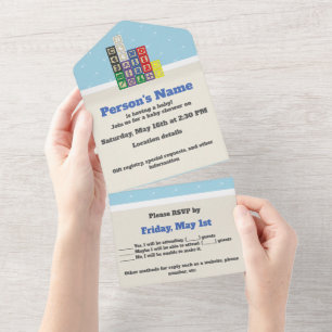 Invitation tout-en-un des blocs de Future Chemist