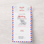 Invitation Tout En Un Destination Mariage Malte Airmail Tout en un Invi (À l'intérieur)