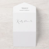 Invitation Tout En Un Destination Voyage Tout En Un Mariage (Dehors)