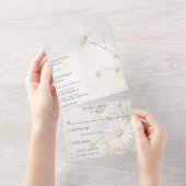 Invitation Tout En Un Dîners simples avec options de dîner (Déchirure)