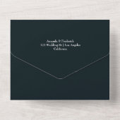 Invitation Tout En Un Dreamy Woodland Forest Mariage (Verso)