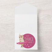 Invitation Tout En Un Drôle Message - Juste Danse À Propos 1 (À l'intérieur)