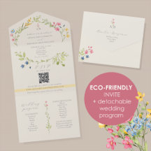 Eco-Friendly Wildflower Wedding