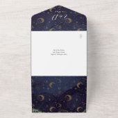 Invitation Tout En Un Écrit Dans Le Mariage Céleste De Code QR Stars (Dehors)