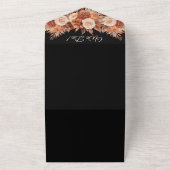 Invitation Tout En Un Elégance d'automne de l'aquarelle Mariage- (Dehors)