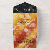 Invitation Tout En Un Élégant 16ème anniversaire de Mariage de Topaz d'o (Dehors)