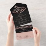 Invitation Tout En Un Elégant Las Vegas Destination Mariage<br><div class="desc">Célébrez dans le style avec ces invitations de mariage modernes et très tendance tout en une seule avec facile déchirure RSVP. Ce design est facile à personnaliser avec votre libellé d'événement spécial et vos invités seront ravis quand ils reçoivent ces invitations fabuleux.</div>