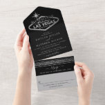 Invitation Tout En Un Elégant Las Vegas Destination Mariage<br><div class="desc">Célébrez dans le style avec ces invitations de mariage modernes et très tendance tout en une seule avec facile déchirure RSVP. Ce design est facile à personnaliser avec votre libellé d'événement spécial et vos invités seront ravis quand ils reçoivent ces invitations fabuleux.</div>