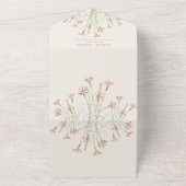 Invitation Tout En Un Élégant Mariage Fleur Sauvage Charme (Dehors)