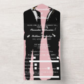 Invitation Tout En Un Elégant Mariage gay moderne (À l'intérieur)