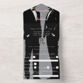 Invitation Tout En Un Elégant Mariage gay moderne (À l'intérieur)