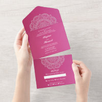 Élégant Mariage indien blanc rose (pas d'Env néces