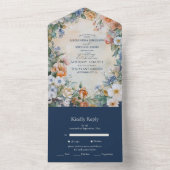 Invitation Tout En Un Élégant Mariage victorien Royal Elegance (À l'intérieur)