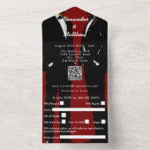 Invitation Tout En Un Elegant Modern Gay Men Wedding (À l'intérieur)