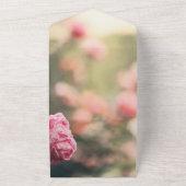 Invitation Tout En Un Élégant rose rose rose rose Mariage (Dehors)