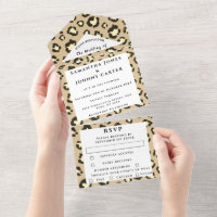 Empreinte de léopard Cheetah Brown Safari Mariage