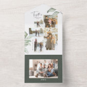 Invitation Tout En Un Ensemble Multi Photo Gallery Noël Tout en un (À l'intérieur)