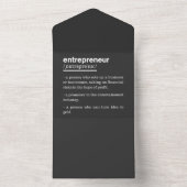 Invitation Tout En Un Entrepreneur Définition Amusant Propriétaire d'ent (À l'intérieur)