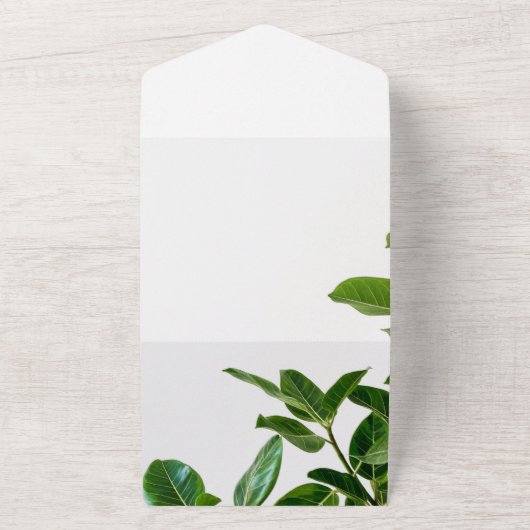 Invitation Tout En Un Été printemps fleuri Tout en un mariage Inviter (Dehors)