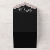 Invitation Tout En Un Eternal Elegance-Pony-Rose-Photo Mariage-QR code- (Dehors)