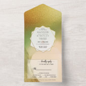 Invitation Tout En Un Fab Chartreuse 💚 Budget Incroyable Abstrait Marid (À l'intérieur)