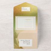 Invitation Tout En Un Fab Chartreuse 💚 Budget Incroyable Abstrait Marid (Dehors)