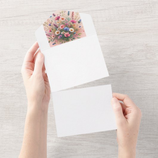 Invitation Tout En Un Faites Votre Propre (Déchirure)