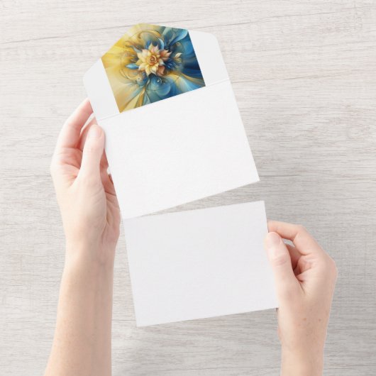 Invitation Tout En Un Faites Votre Propre (Déchirure)