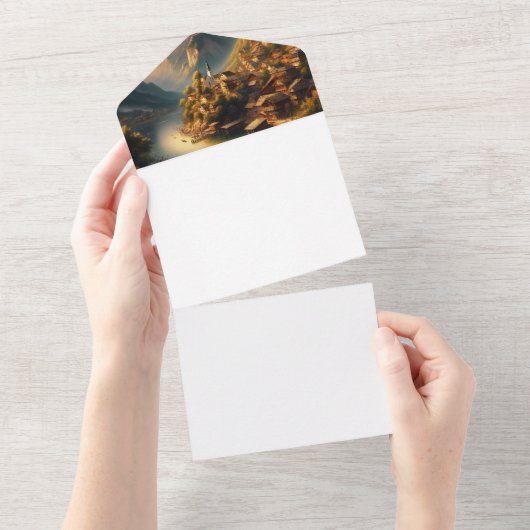 Invitation Tout En Un Faites Votre Propre (Déchirure)