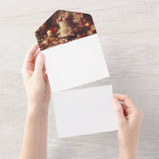 Invitation Tout En Un Faites votre propre (Déchirure)