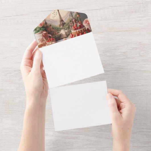 Invitation Tout En Un Faites votre propre (Déchirure)