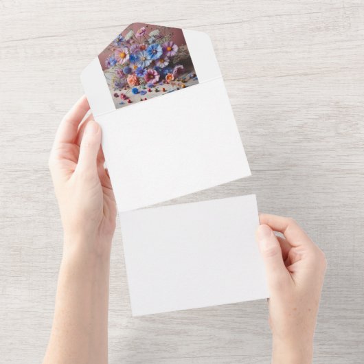 Invitation Tout En Un Faites votre propre (Déchirure)