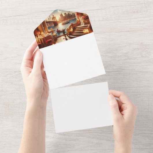 Invitation Tout En Un Faites votre propre (Déchirure)