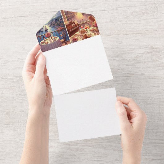 Invitation Tout En Un Faites Votre Propre (Déchirure)