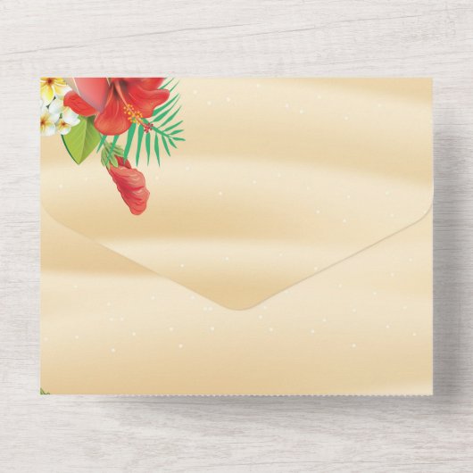 Invitation Tout En Un Fête de fin d'été (Verso)